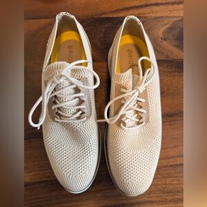 Women’s Cream Knit Sneakers